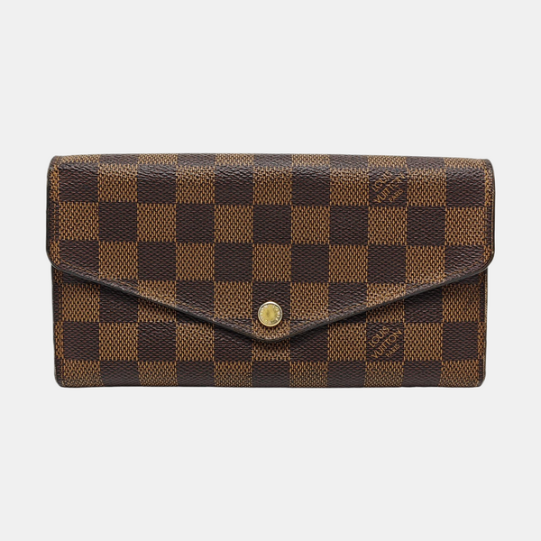 JOSÉPHINE Damier Ebene Coated Canvas Brown Wallet