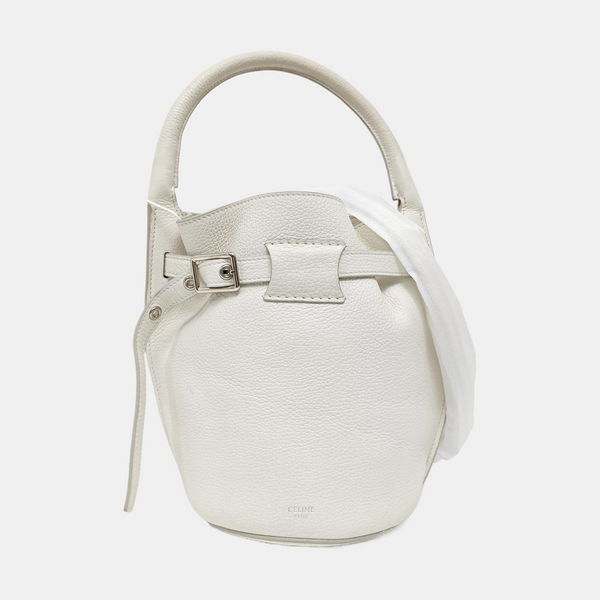 BIG BAG Nano Calfskin White