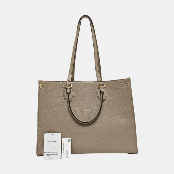 ONTHEGO MM Monogram Calfskin Gray