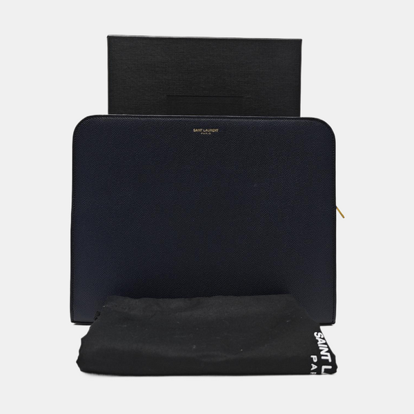 Calfskin Clutch Blue