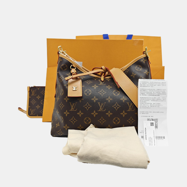CARRYALL PM Monogram Coated Canvas Brown