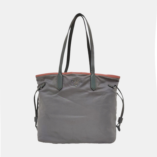 Vitello Phenix Tote Nylon Gray