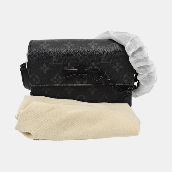 STEAMER Mini Monogram Coated Canvas Black