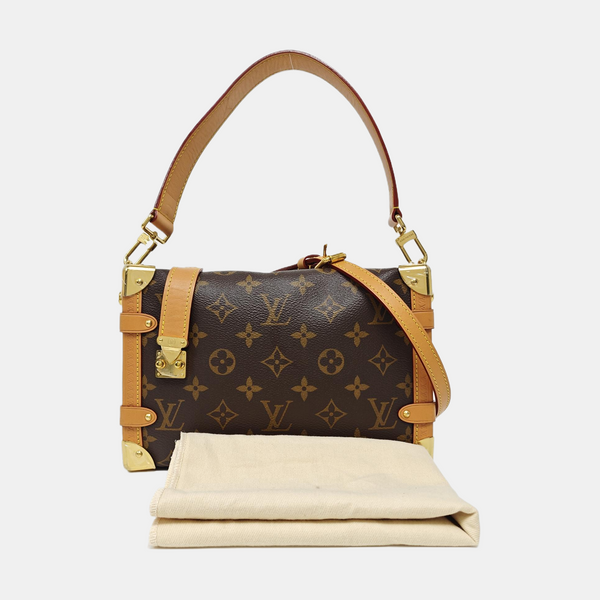 SIDE TRUNK MM Monogram Coated Canvas Brown