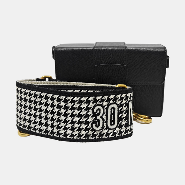 30 Montaigne Mini Calfskin Black