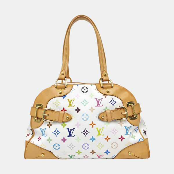 LV × TM CLAUDIA Monogram Coated Canvas White