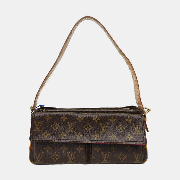VIVA CITE Monogram Coated Canvas Brown