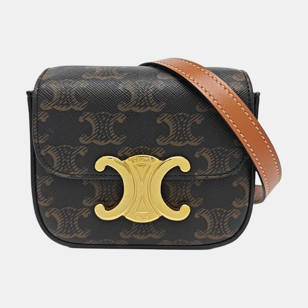 TRIOMPHE Mini Coated Canvas Black