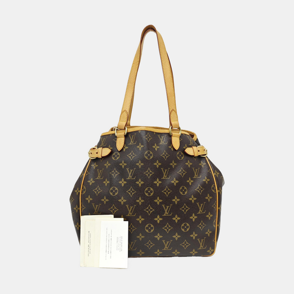 BATIGNOLLES MM Monogram Coated Canvas Brown