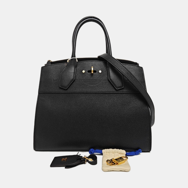 CITY STEAMER MM Calfskin Black
