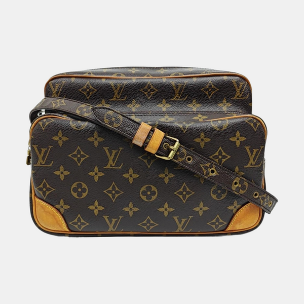 NIL Monogram Coated Canvas Brown