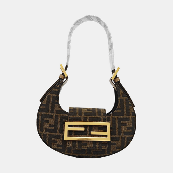 Cookie Mini Monogram Canvas Brown