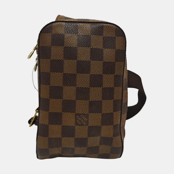 GÉRONIMOS Damier Ebene Coated Canvas Brown