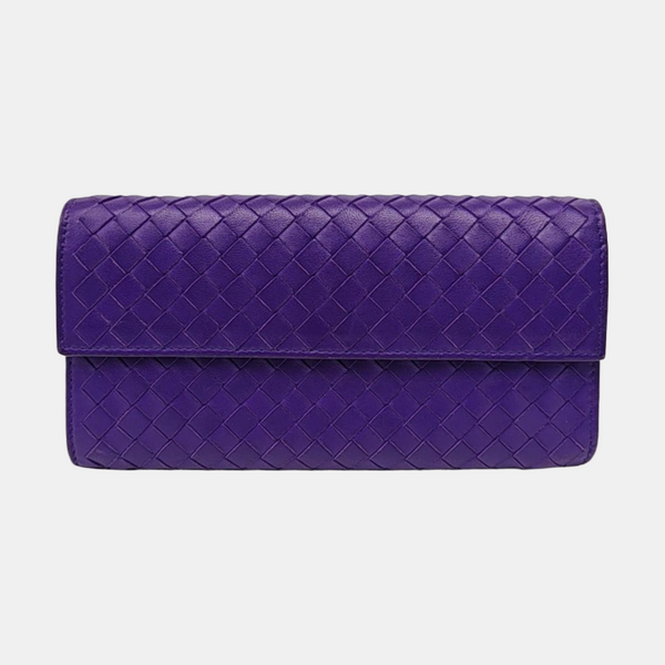 Lambskin Clutch Purple
