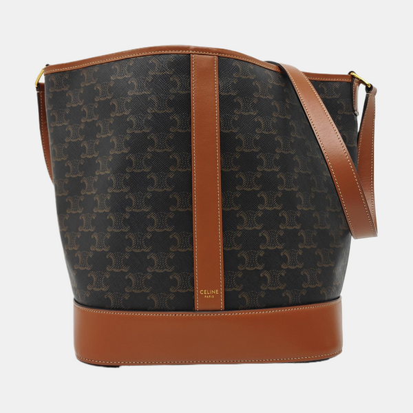 TRIOMPHE CANVAS Medium Coated Canvas Brown