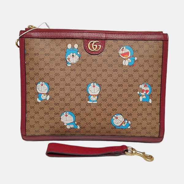 Doraemon X Gucci Monogram Coated Canvas Multicolor