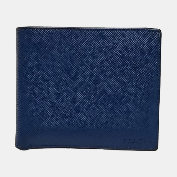 Saffiano Calfskin Wallet Blue
