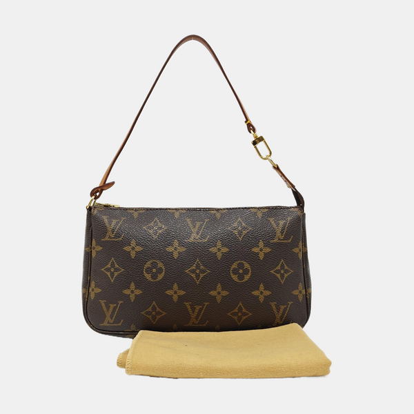 ACCESSOIRES Monogram Coated Canvas Brown