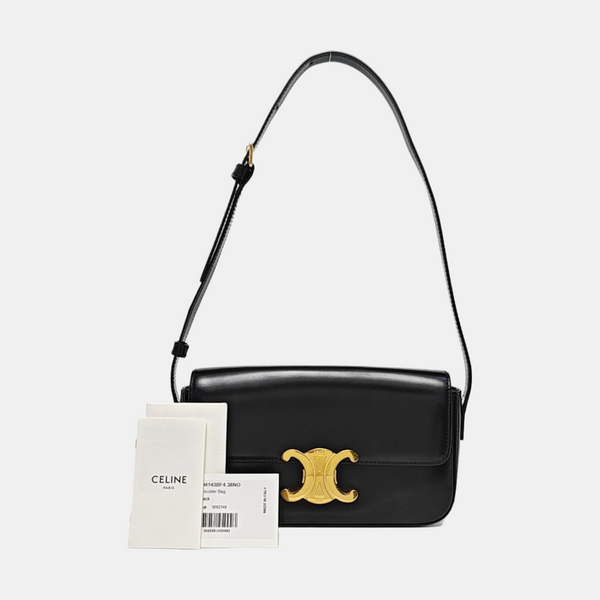 TRIOMPHE Small Calfskin Black