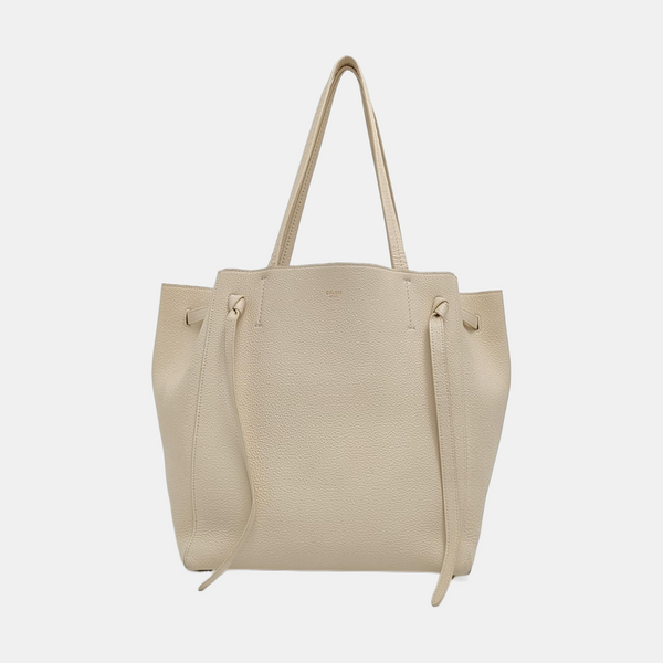 CABAS PHANTOM Small Calfskin White