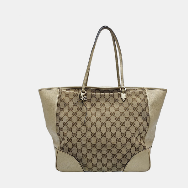 Bree Monogram Canvas Beige