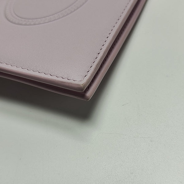 Salon Médaillon Calfskin Pink Passport Holder