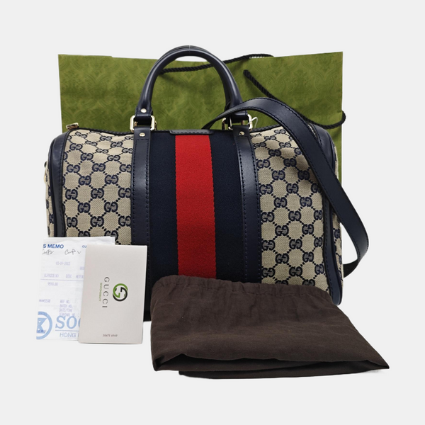 Lienzo de monograma Boston Beige