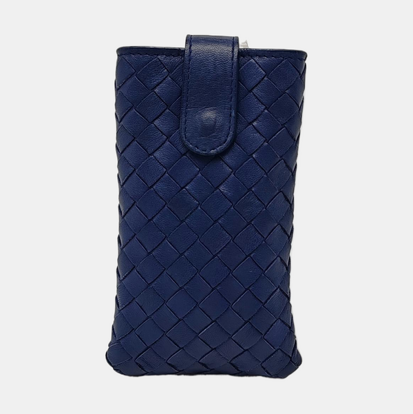 Calfskin Coin Purse Blue