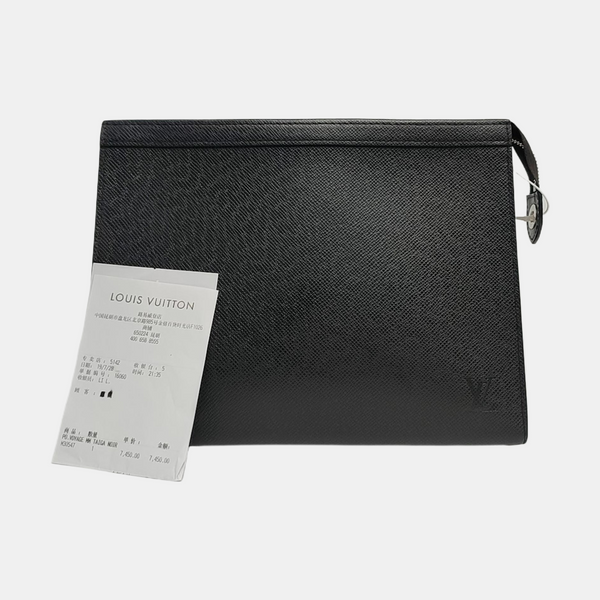 Pochette Voyag MM Calfskin Black
