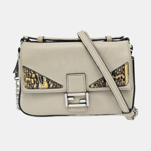 Calfskin Shoulder Bag Gray