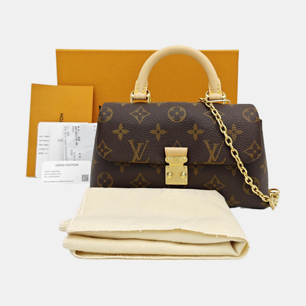 MADELEINE Monogram Coated Canvas Brown