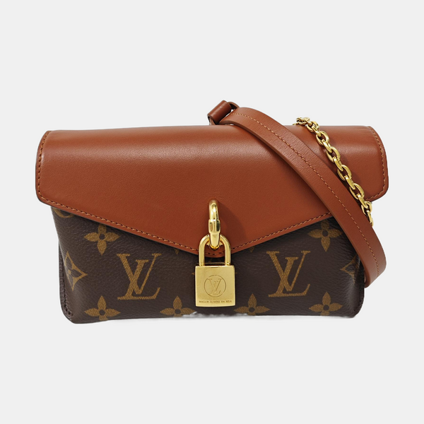 PADLOCK Monogram Coated Canvas Brown