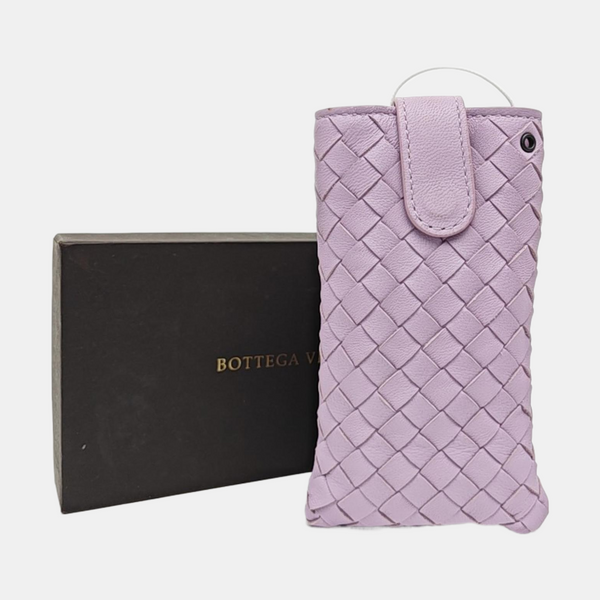Calfskin Clutch Purple