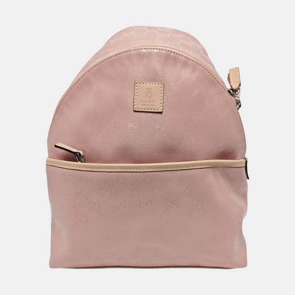 Signature Monogram Coated Canvas Pink