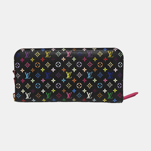 LV × TM INSOLITE Monogram Coated Canvas Black Wallet