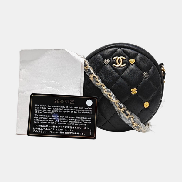 Quilted Lambskin Black