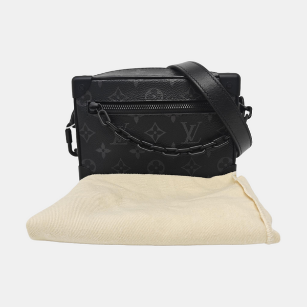 SOFT TRUNK Mini Monogram Coated Canvas Black