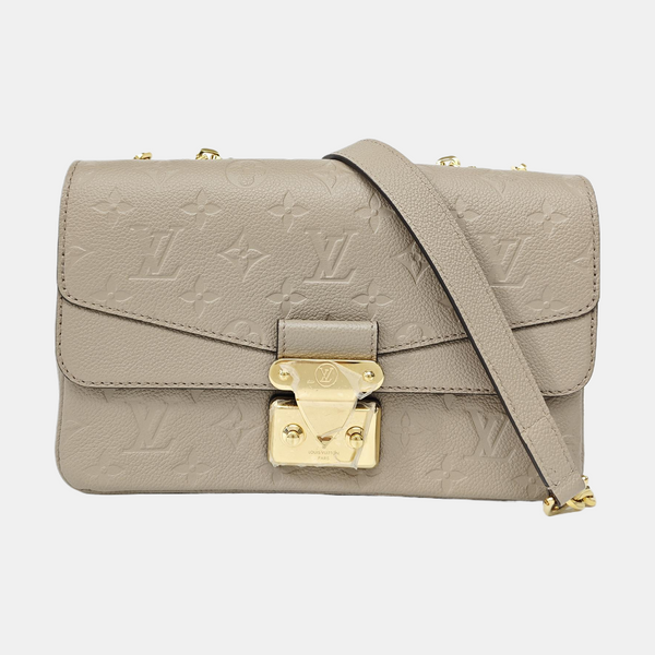 MARCEAU Monogram Calfskin Gray