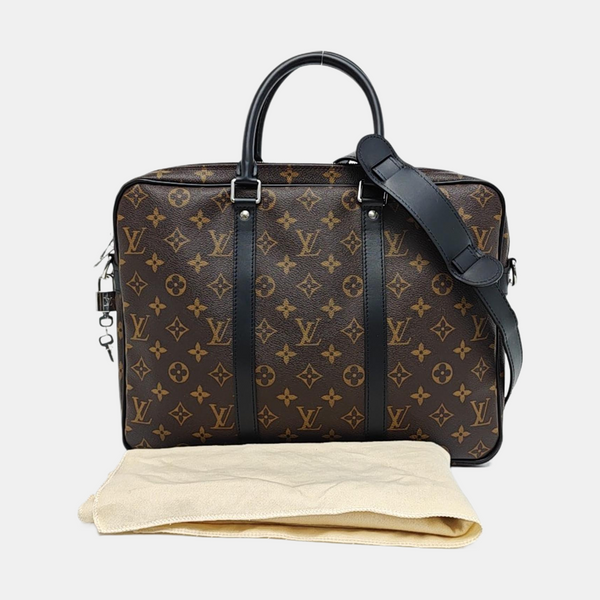 PORTE-DOCUMENTS PM Monogram Coated Canvas Brown