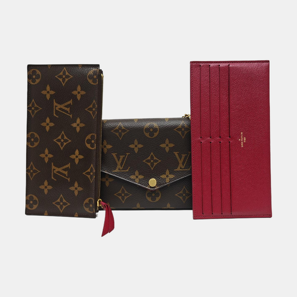 FÉLICIE Monogram Coated Canvas Brown