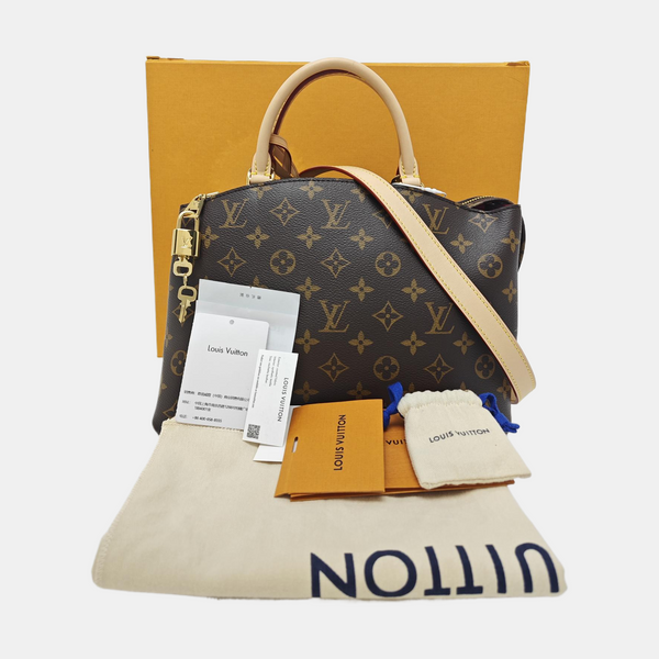 PALAIS PM Monogram Coated Canvas Brown
