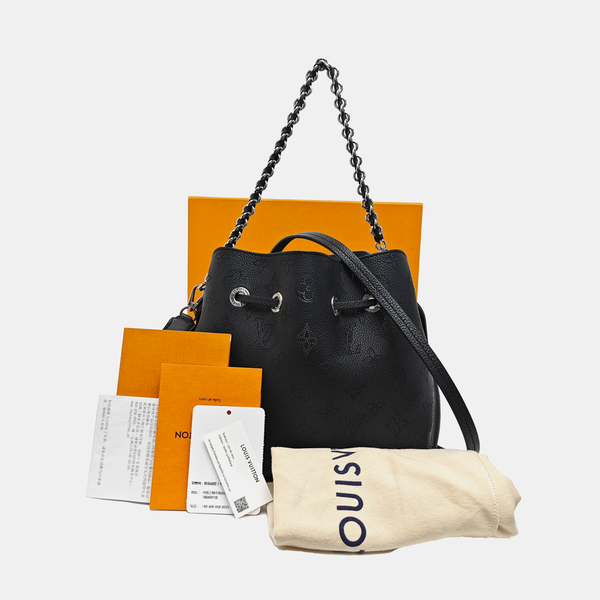 BELLA Monogram Calfskin Black