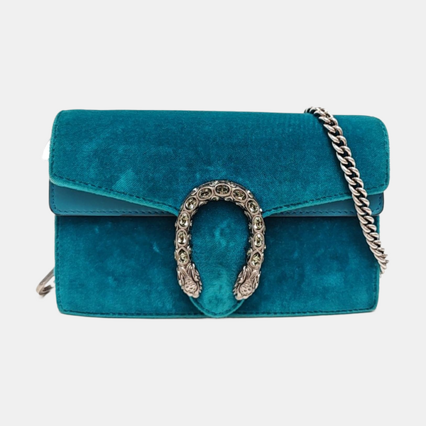 Dionysus Super Mini Velvet Green