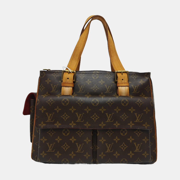 MULTIPLE Monogram Coated Canvas Brown