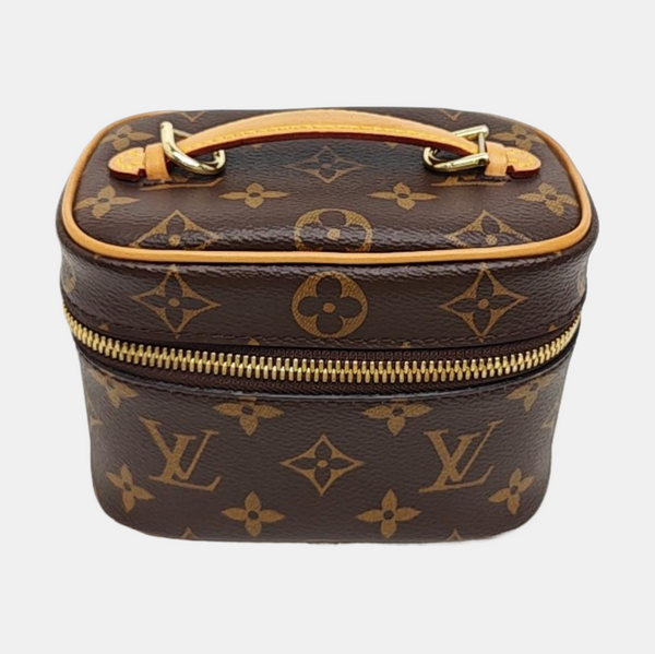 NICE Super Mini Monogram Coated Canvas Brown