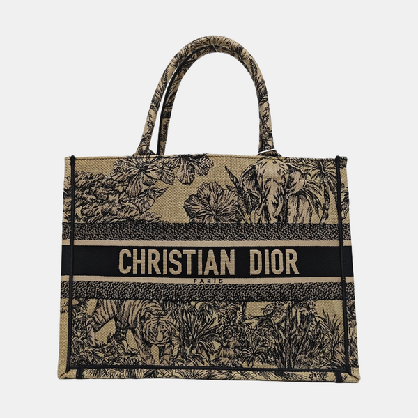 Book Tote Medium Canvas Beige