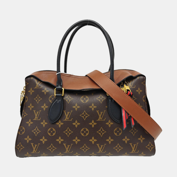 TUILERIES Monogram Coated Canvas Brown