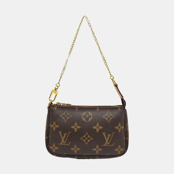 ACCESSOIRES Mini Monogram Coated Canvas Brown