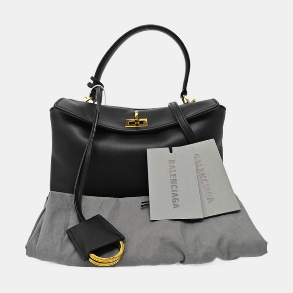Calfskin Shoulder Bag Mini Black
