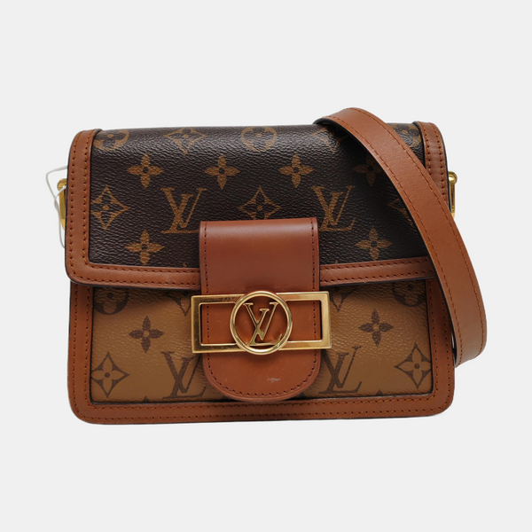 DAUPHINE Mini Coated Canvas Brown